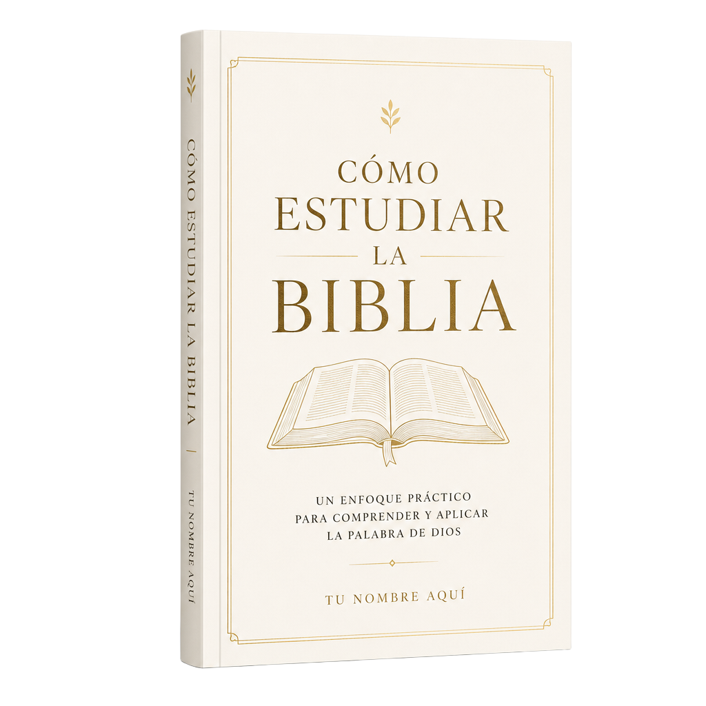 Mockup de CÓMO ESTUDIAR LA BIBLIA